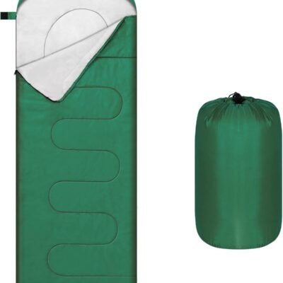 Camping Sleeping Bags for Adults Kids Waterproof Lightweight Sleeping Bag for Cold Weather or Warm Backpacking Hiking Mountaineering Indoor Outdoor Use