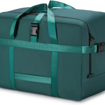 Extra Large Storage Bags Duffle Bags Tote for Moving, Storage, Camping and Travel (Green, 75L)
