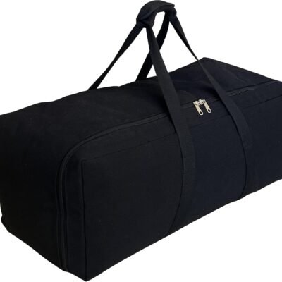 Extra Large Canvas Travel Duffle Bag Heavy Duty, Sports Military Camping Tent Storage